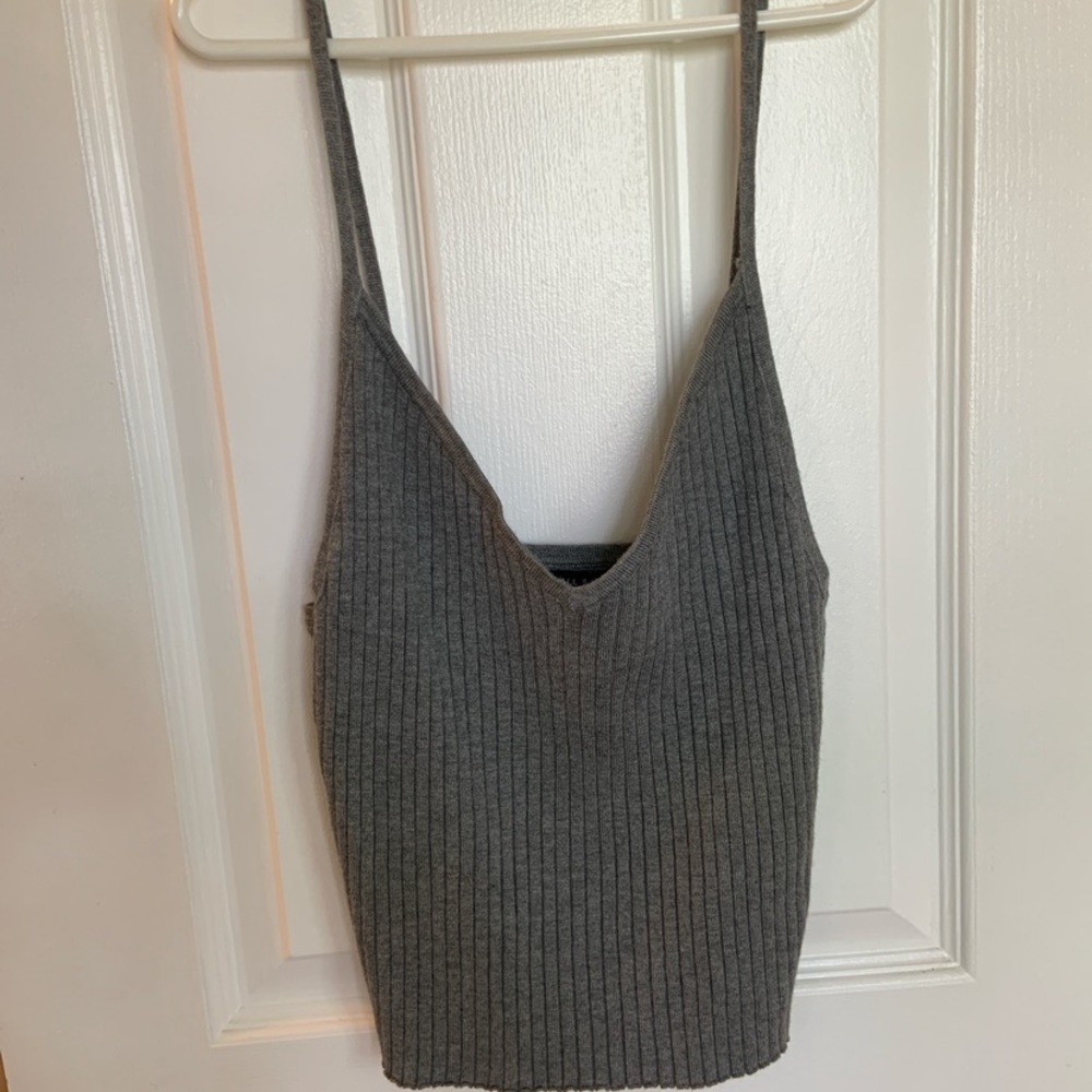 Pacsun Kendall and Kylie gray sweater tank top